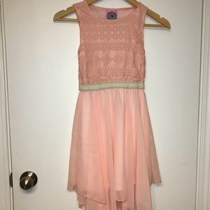 Girls formal pink dress
